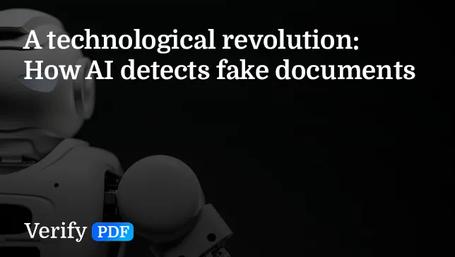 Stop fake documents! How AI can help you detect the invisible threat