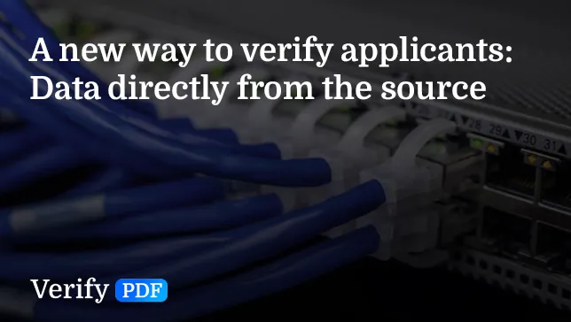 A new way to avoid fake payslips: Data directly from the source