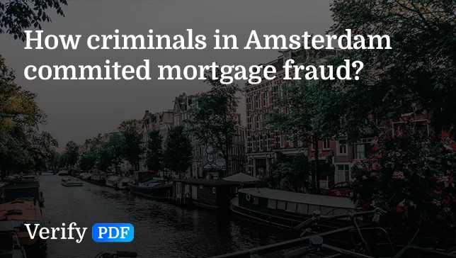 Réseau de fraude hypothécaire d'Amsterdam